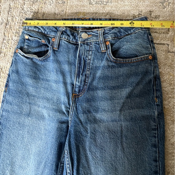 On 34th Straight High Rise Leg Jean - Picture 8 of 10